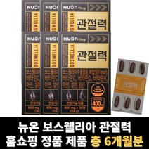 관절력 관절 연골 홈쇼핑 뉴온 보스월리아 총 6개월분, 30정, 6개