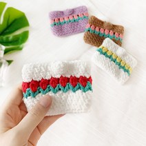 튤립 카드지갑 명함지갑 핸드메이드 학생카드지갑