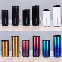 [모비딕컴퍼니] 자동차텀블러 이지텀블러 보냉텀블러 진공 보냉 보온보냉 이중보틀 phiao, 잇★ chrome 크롬 컬러 텀블러 350ml 500m, 잇★ 350ml 골드