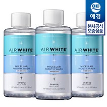 에어화이트 미셀라 마우스 워시 100ml x12개 (재스민향 가글), 12개