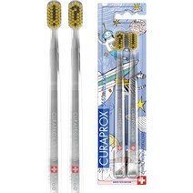 큐라프록스 CS 5460 부드러운 칫솔 울트라 소프트 스페셜 에디션 헨토 토토 2개, 기본