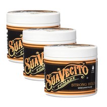 수아베시토 스트롱홀드 포마드 미디엄샤인 118ml 3팩 Suavecito Pomade Firme Strong Hold Medium Shineine