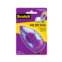 3M 스카치 한 손으로 쓰는 양면 테이프 017D 8.4mm x 8m, 16개