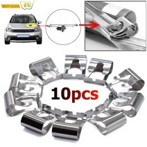 활대링크 10PCS 와이퍼 연동 모터 막대 수리 클립 키트 윈드 스크린 암 링크기구 스프링 클램프 수정 유니, 한개옵션0