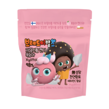 브레드이발소 자일리톨캔디 복숭아 35g / 휴롬키즈 비타민C 무설탕 천연향료