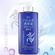[본사직영] 하또무기 율무 바디소프 일본바디클렌저 대용량 600ml 2022년11월 최신제조상품