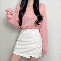 비위치 비위치 모헤어 오버핏 나그랑 니트 (9255435)