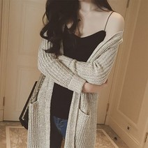 [바보사랑] 여자 봄 여름 데일리 베이직 심플 무지 골지 끈나시[옷자락]