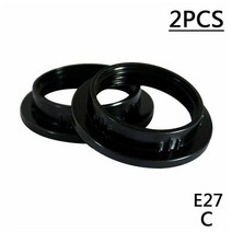 램프 덮개 전등 커버 E14 갓 링 어댑터 블랙 화이트 라이트 쉐이드 칼라, 03 C E27