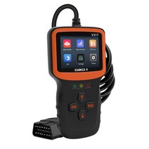Pro 엔진 오류 데이터 수리 OBD2 스캐너 범용 진단 도구 배터리 테스트 휴대용 자동차 코드 리더 8 개 언어