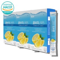 마시는 물에 타먹는 물대신 믹스베리 코스트코 레몬 콤부차 콤푸차 컴푸차 콤프차 콤부티 파우더 에이드 가루 분말 파우더 유산균 유익균 스코비 탄산스틱, 레몬콤부차 30포 x3박스