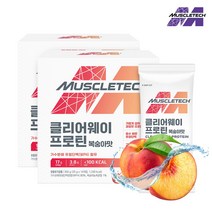 머슬텍 클리어 웨이 프로틴 복숭아맛, 2박스