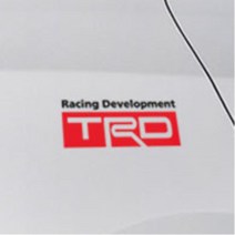 도요타 TRD 로고 차량용 꾸미기 스티커 범퍼 휀다 잔기스 본내트 코나 셀프 카니발 흠집난차 쏘나타DN8 올뉴쏘렌토 얼룩감추기 코란도C 타이어옆 튜닝, 1개, 오렌지