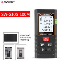 레이저수평자 광파기 레이저 줄자 레벨기 수광기 수평기 sndway 거리 측정기 고정밀 거리 측정기 측정 테이프 룰렛 trena 메트로 더블 레벨 건설 도구, 상아