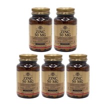 솔가 아연 50mg 타블렛, 100정, 5개