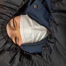 구스침낭 동계침낭 군용침낭 극동계, 블랙