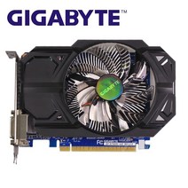 gigabyte gtx 750 1gb 그래픽 카드 gv-n750oc-1gi 128bit gddr5 비디오 카드 nvidia geforce gtx750 hdmi dvi 사용 vga, 없음