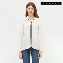 시슬리 박은빈 착용 버튼 리본 블라우스 SAWS15041-IV