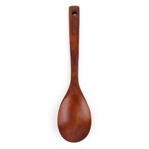 26cm 타원 장미목 볶음주걱 l 나무 주걱 뒤집개 스푼
