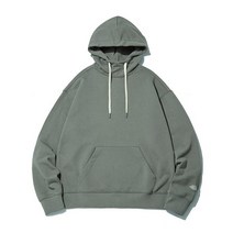 남자 여자 긴팔 후드티 티셔츠 디써티원 버추얼 그래픽 하이넥 세이지 VIRTUAL GRAPHIC HIGH NECK HOODIE S에이지