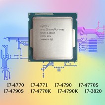 원래 공식 판 I7 4770 I7-4770S I7-3820 1150 CPU H81 B85 Z97 마더 보드, 01 I7-4790K