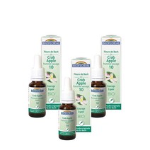 크랩 애플 25ml Biofloral Fleurs De Bach 10, 3팩