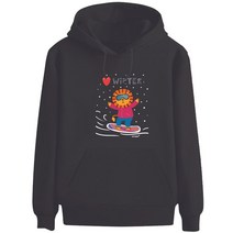 키밍 사자 후드티 남자 여자 스노우보드 커플 맨투맨 _ 13735EA