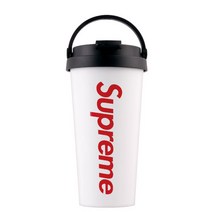 요이치 슈프림 스테인레스 보온보냉 핸디 텀블러, 화이트, 500ml, 1개
