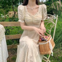 ANYOU 여성 여름 원피스 루즈핏 키작녀 휴양지 롱원피스