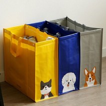 키모마켓 다용도 타포린 탈부착 분리수거 함 재활용 동물 보관함 방수