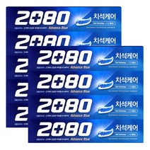 2080 치석케어 어드밴스 블루 치약 160g, 9개