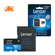 렉사 633x 32GB micro SD카드 정품 고프로 권장메모리, 1개, 렉사 메모리 633x 128GB micro SD카드