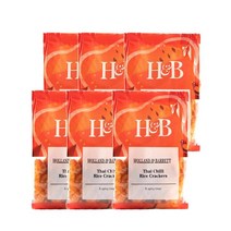 홀랜드앤바랫 타이 칠리 라이스 크래커즈 250g Holland & Barrett Thai Chilli Rice Crackers, 6팩