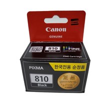 캐논 Pixma MP258 정품잉크 검정 9ml PG810 IP2770 IP2772 MP237 MP245 MP258 MP268 MP276 MP287 MP486, 본상품선택, 본상품선택