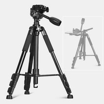 Ho TM-988H 삼각대 - 최대높이153cm/지지하중4kg - 항공샷/수직촬영 가능 - 가성비 트라이포드