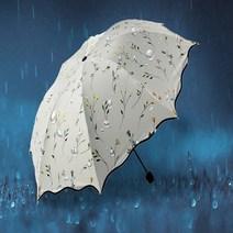 강력한 페프릭 고급 양산 암막 UV 접이식 휴대용 튼튼한 미니 자동 우산