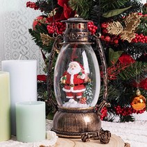 크리스마스 감성 랜턴 워터볼 오르골 스노우볼 선물 무드등, 산타