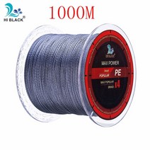 볼링 아대 볼링용품 손목신제품 2019 M 300M 500M 4 가닥 8-80LB 꼰 낚싯줄 PE 다목적 브레이드 라인 와이, 12 Gray 1000M_05 18LB 0.16MM