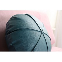 조브라운 원형 호박 디자인 소파 쿠션 동그란 쿠션, 무지, 그레이