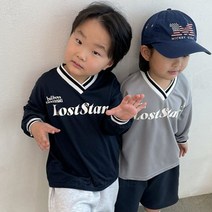 에스크미애니띵KC 스타져지티셔츠 유아동복 아동복 상의 봄 티셔츠