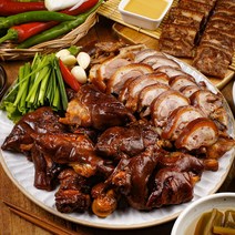농가살리기 족발 돼지 미니 순살 300g 350g 500g, 1.미니족발 350g (불소스+겨자소스 증정)