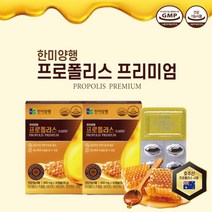 민감한 환절기 입안 구강 목 아플때 헐었을때 건강 면역 관리 에 좋은 먹는 프리미엄 호주산 프로폴리스 천연 항생제 플로 폴리 풀로 폴리스, 60정, 2개