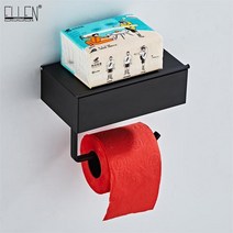ELLEN 욕실 롤 화장지 티슈더 각커버 보관케이스 타올디스펜서 타올, 1