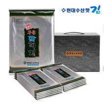 현대수산맛김 파래김, 9봉 x 1박스, 상세 설명 참조