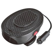 무시동히터 자동차 히터 휴대용 150w 12v 소형 라이터 자동 앞 유리 디미스터 장치에 연결, 블랙 12v