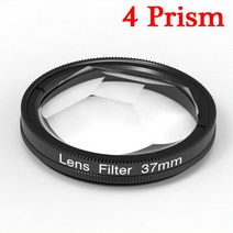 KnightX-클립 프리즘 37mm 52mm 55mm 58mm 전문 카메라 매크로 렌즈 CPL 스타 가변 ND 필터 모든 스마트폰 휴대폰, 4 Prism_49mm, 13 4 Prism_03 49mm