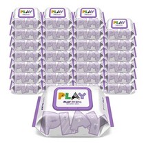 [한예지] PLAY 레이 물티슈 캡형 30매 28팩, 단품