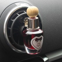 거치가 간편한 송풍구형 아로마 자동차 방향제, 블랙체리, 1개