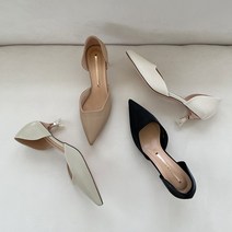 골드굽 스틸레토 사이드오픈힐 에나멜 펌프스 6cm