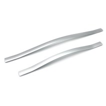 인라이프 지펠 2구 가구손잡이 후면고정 볼트간격 384mm 480mm, 블랙 480P